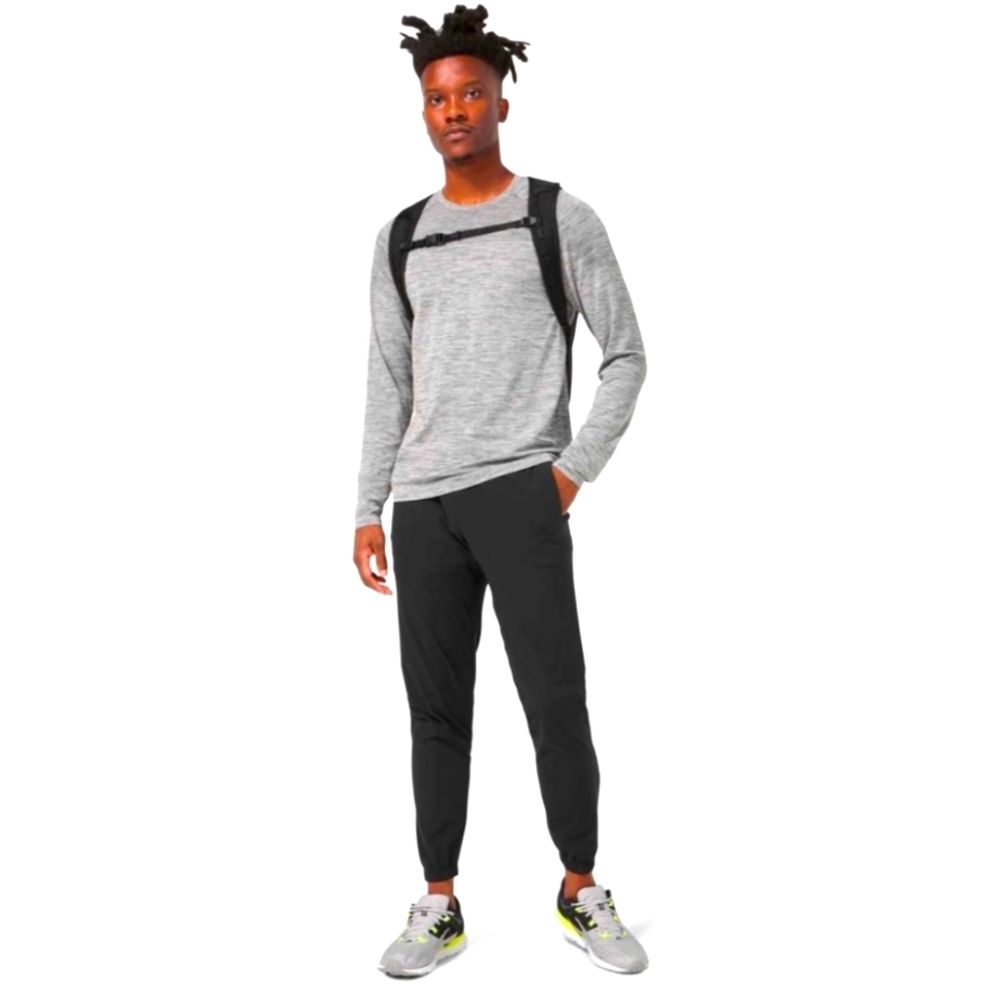 MTA SPORT BLACK DRAWSTRING JOGGERS MEDIUM